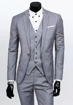 Costume 3 Pièces avec Veste, Gilet Et Pantalon pour Homme | Idéal pour Les Occasions Formelles