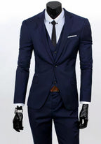 Costume 3 Pièces avec Veste, Gilet Et Pantalon pour Homme | Idéal pour Les Occasions Formelles
