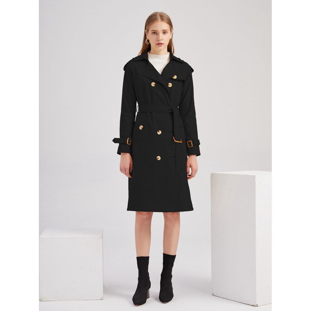 Trench-Coat Avec Ceinture Ajustable Pour Femme | Idéal Pour La Mi-Saison