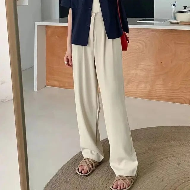 Pantalon Taille Haute Avec Jambes Évasées Pour Femmes | Idéal Pour Toutes Saisons