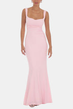Robe Longue Avec Dos Papillon Et Détails À Sequins Pour Femme | Idéale Pour Les Soirées Et Occasions Spéciales