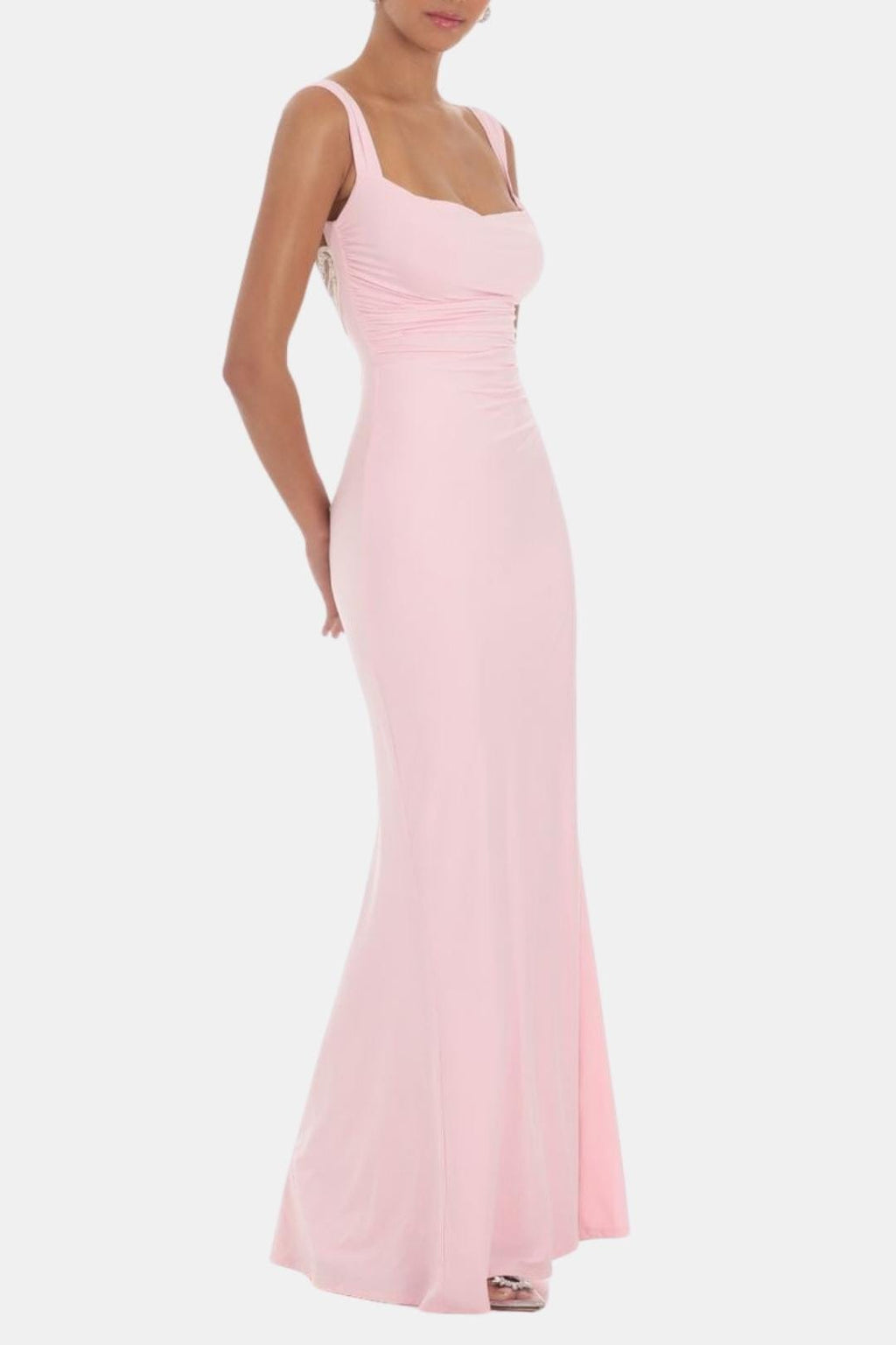 Robe Longue Avec Dos Papillon Et Détails À Sequins Pour Femme | Idéale Pour Les Soirées Et Occasions Spéciales