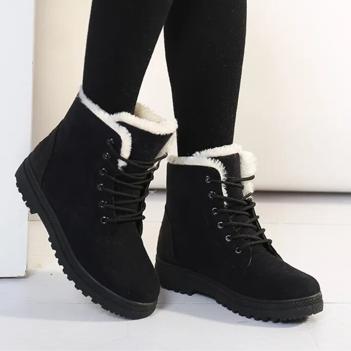 Bottes D’hiver Mi-Hautes Pour Femmes Avec Maintien Du Pied | Idéales Pour L’hiver