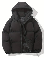 Veste Matelassée avec Capuche et Poches Fonctionnelles pour Homme | Idéal pour l’Hiver