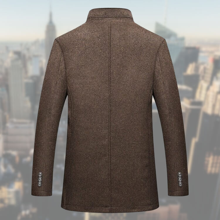 Veste d’Hiver avec Fermeture à Boutons pour Homme | Adaptée aux Occasions Formelles et à l’Usage Quotidien
