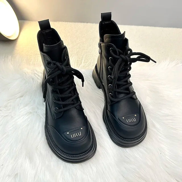Bottes à Lacets pour Femme | Idéal pour Usage Toute l’Année