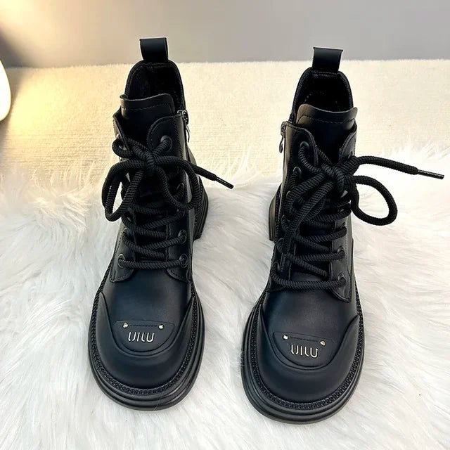 Bottes à Lacets pour Femme | Idéal pour Usage Toute l’Année