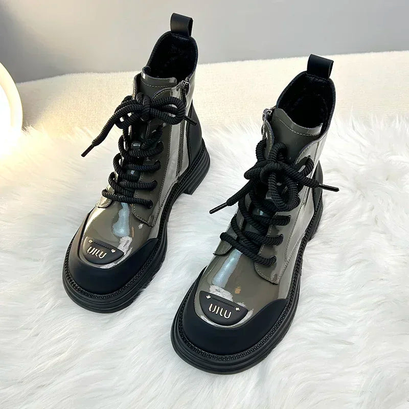 Bottes à Lacets pour Femme | Idéal pour Usage Toute l’Année