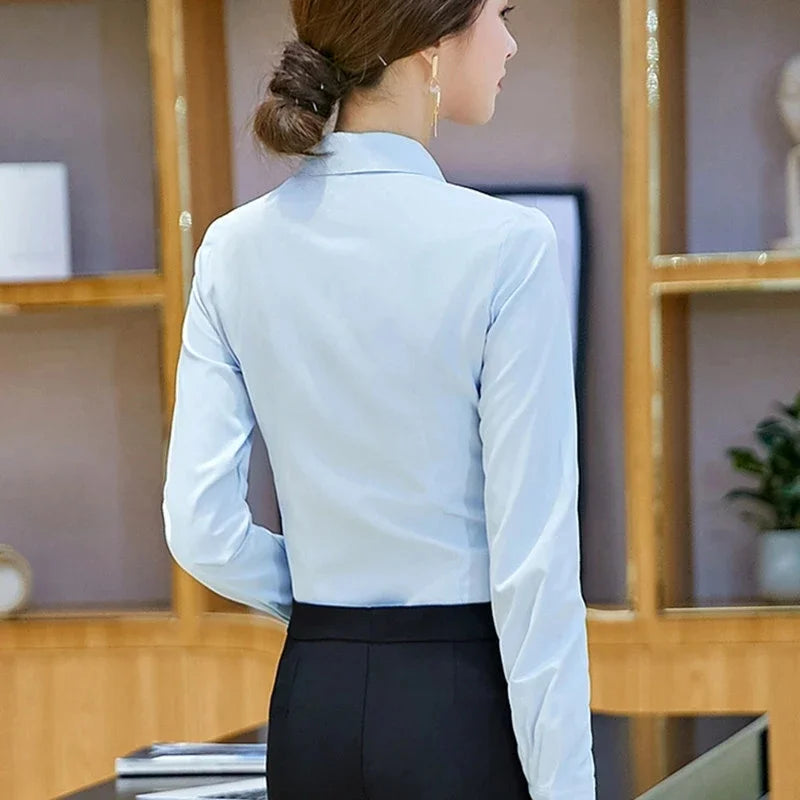 Chemise Habillée Avec Coupe Structurée Pour Femmes | Idéal Pour Travail Et Occasions Formelles