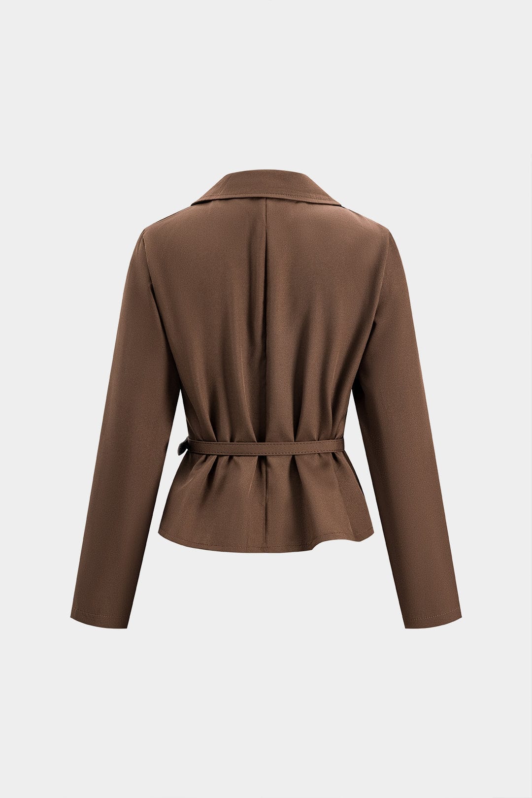 Ensemble Blazer Ceinturé Et Jupe Plissée Pour Femme | Idéal Pour Un Usage Professionnel Et Quotidien