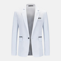 Blazer À Manches Longues Avec Fermeture À Bouton Pour Homme | Idéal Pour Les Occasions Formelles