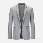 Blazer À Manches Longues Avec Fermeture À Bouton Pour Homme | Idéal Pour Les Occasions Formelles