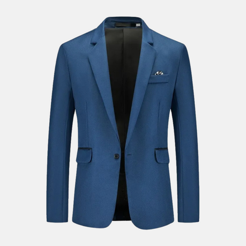Blazer À Manches Longues Avec Fermeture À Bouton Pour Homme | Idéal Pour Les Occasions Formelles