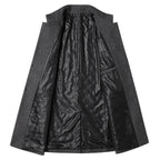 Manteau Long avec Fermeture Croisée pour Homme | Idéal pour les Occasions Formelles et Quotidiennes