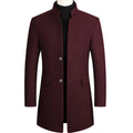 Manteau Long avec Fermeture Croisée pour Homme | Idéal pour les Occasions Formelles et Quotidiennes