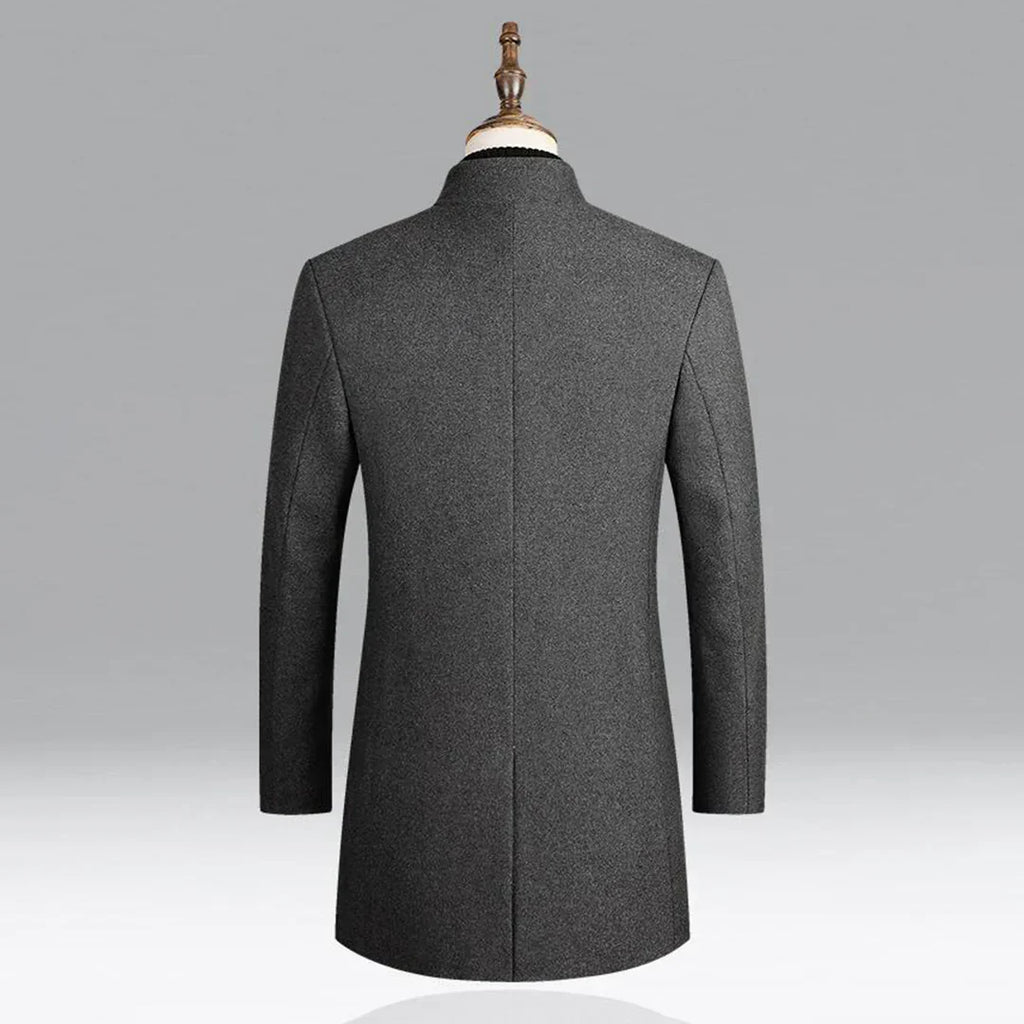 Manteau Long avec Fermeture Croisée pour Homme | Idéal pour les Occasions Formelles et Quotidiennes
