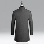 Manteau Long avec Fermeture Croisée pour Homme | Idéal pour les Occasions Formelles et Quotidiennes