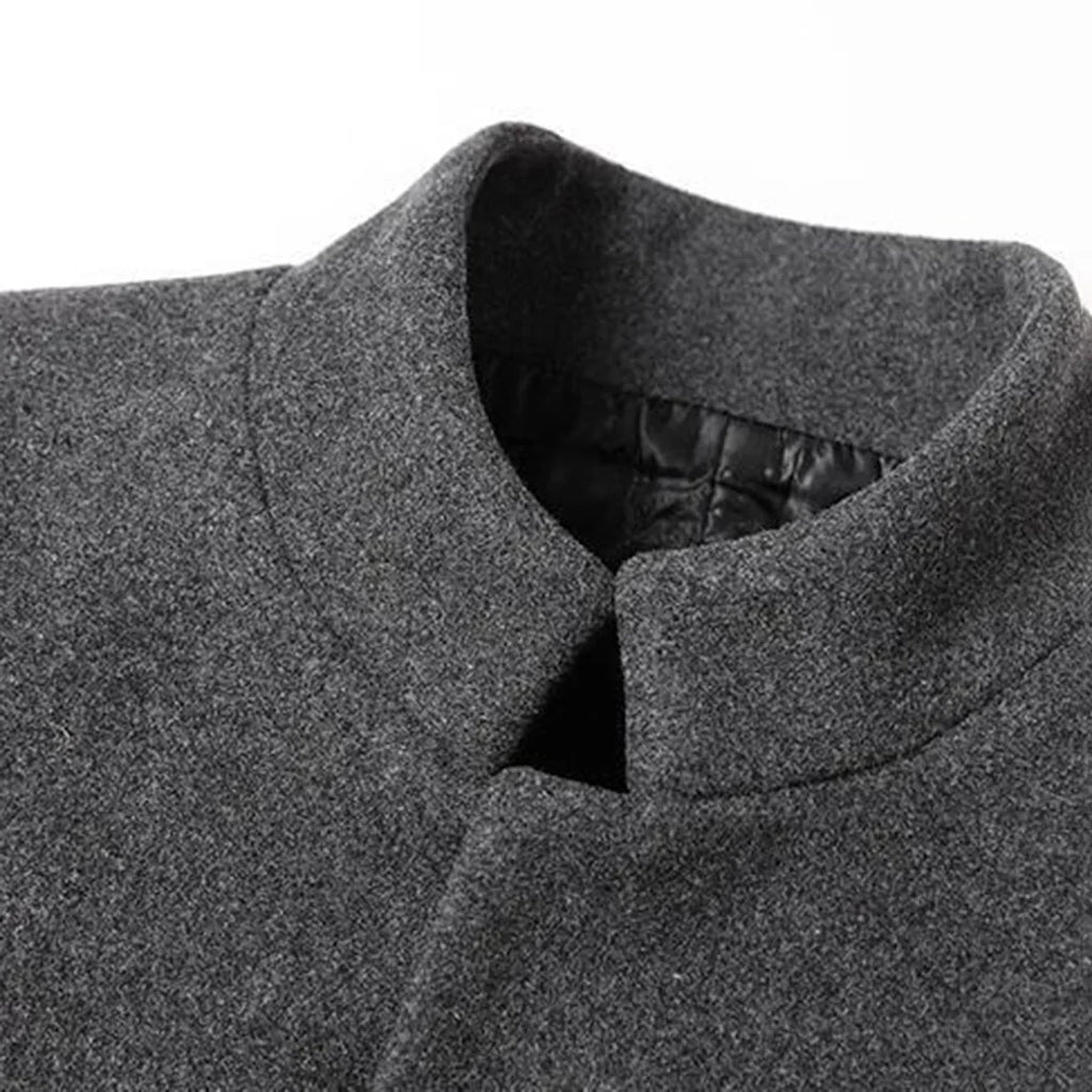 Manteau Long avec Fermeture Croisée pour Homme | Idéal pour les Occasions Formelles et Quotidiennes