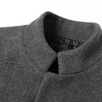 Manteau Long avec Fermeture Croisée pour Homme | Idéal pour les Occasions Formelles et Quotidiennes
