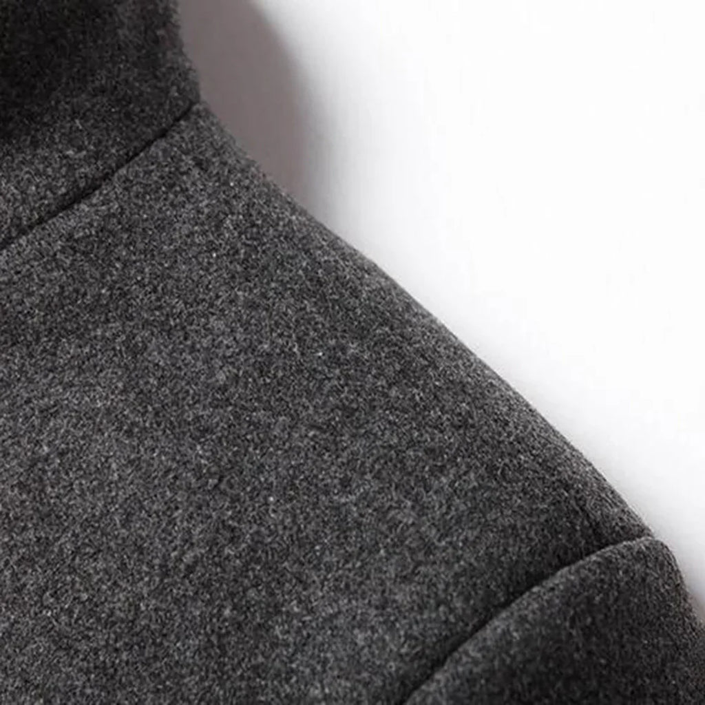 Manteau Long avec Fermeture Croisée pour Homme | Idéal pour les Occasions Formelles et Quotidiennes