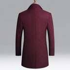 Manteau Long avec Fermeture Croisée pour Homme | Idéal pour les Occasions Formelles et Quotidiennes