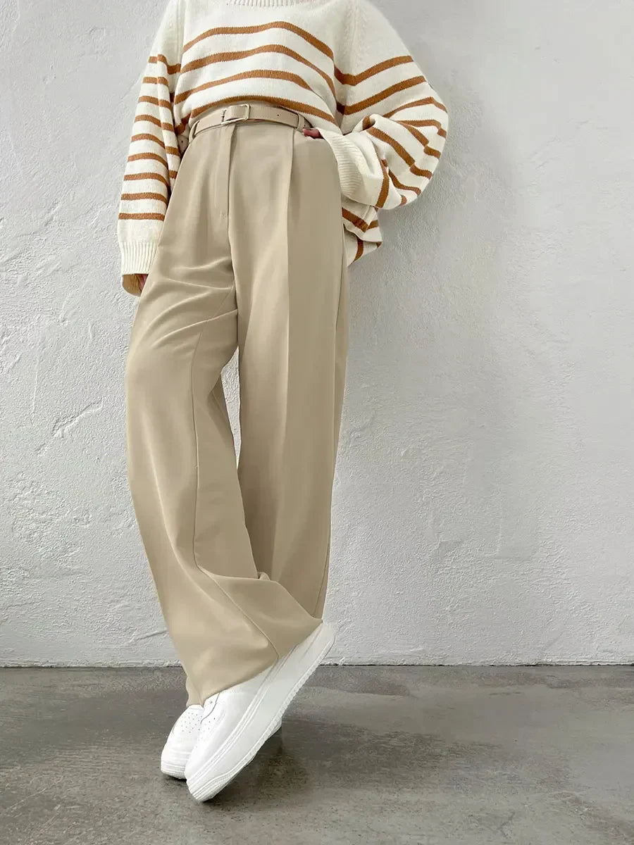 Pantalon Ample Avec Coupe Décontractée Pour Femme | Idéal Pour Usage Quotidien