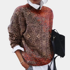 Pull pour Femme Avec Imprimé Et Coupe Droite | Idéal pour Un Usage Quotidien