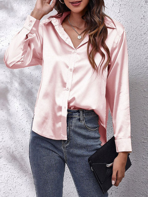 Chemise à Manches Longues à Coupe Ajustée pour Femme | Idéale pour un Usage Polyvalent