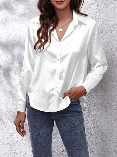 Chemise à Manches Longues à Coupe Ajustée pour Femme | Idéale pour un Usage Polyvalent