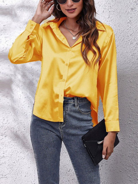 Chemise à Manches Longues à Coupe Ajustée pour Femme | Idéale pour un Usage Polyvalent