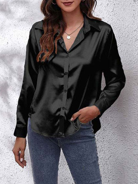 Chemise à Manches Longues à Coupe Ajustée pour Femme | Idéale pour un Usage Polyvalent