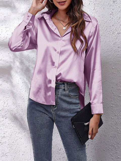 Chemise à Manches Longues à Coupe Ajustée pour Femme | Idéale pour un Usage Polyvalent