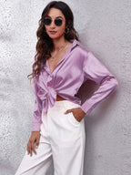 Chemise à Manches Longues à Coupe Ajustée pour Femme | Idéale pour un Usage Polyvalent