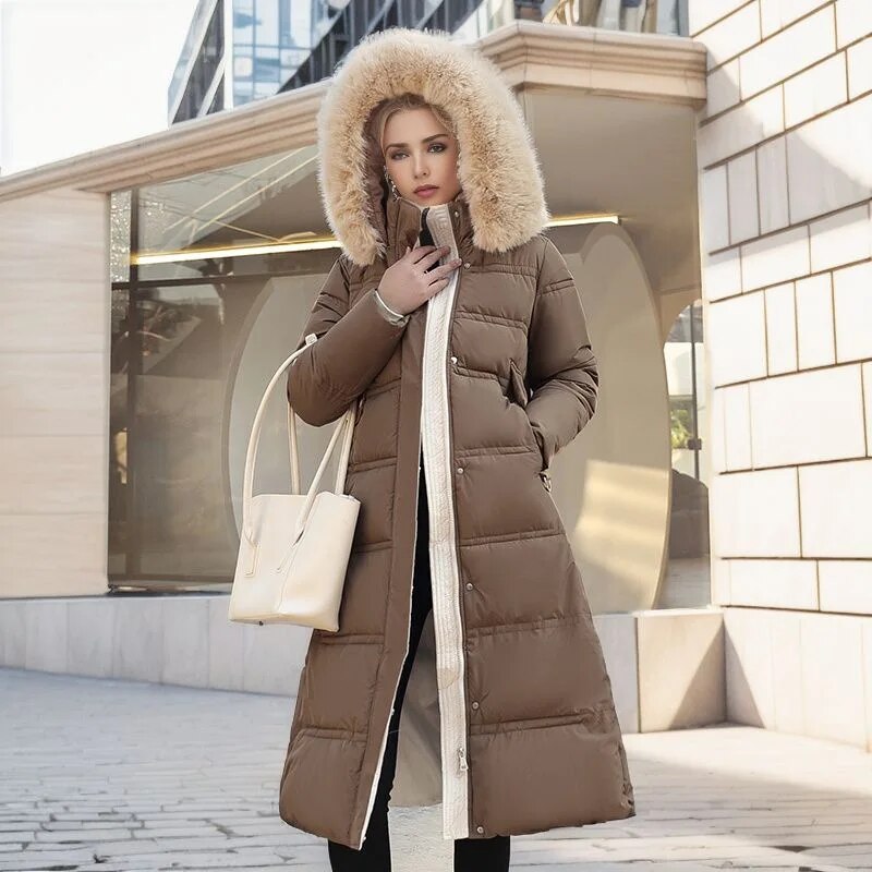Parka Longue Avec Coupe Droite Pour Femmes | Idéal Pour La Saison Froide