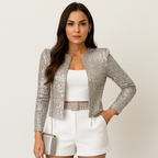 Manteau Long À Finition Brillante pour Femme | Idéal pour Les Occasions Décontractées Et Habillées