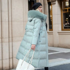 Parka Longue Avec Coupe Droite Pour Femmes | Idéal Pour La Saison Froide