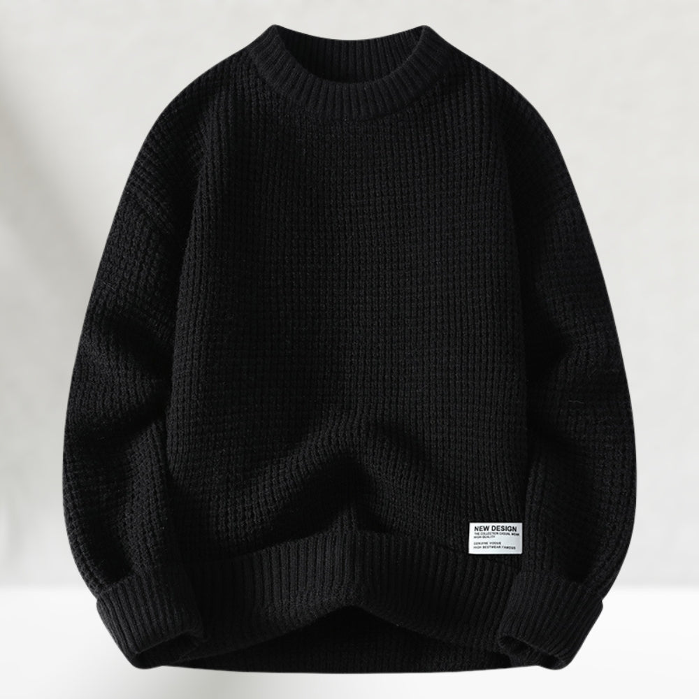 Pull À Col Rond Avec Motif Texturé Pour Homme | Idéal Pour Une Utilisation Quotidienne