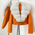 Veste Aviateur avec Col Volumineux Et Ceinture Ajustable pour Femme | Idéale pour La Saison Froide
