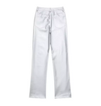 Pantalon Brillant à Taille Haute et Coupe Droite pour Femme | Idéal pour Diverses Occasions