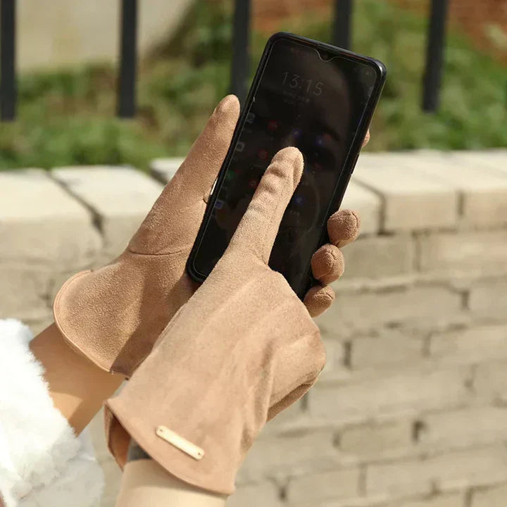 Gants d’Hiver avec Finition Douce pour Femme | Idéals pour les Journées Froides