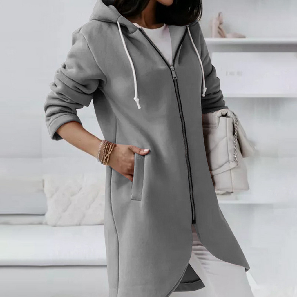 Gilet Long avec Fermeture Ouverte pour Femme | Idéal pour Bureau ou Quotidien