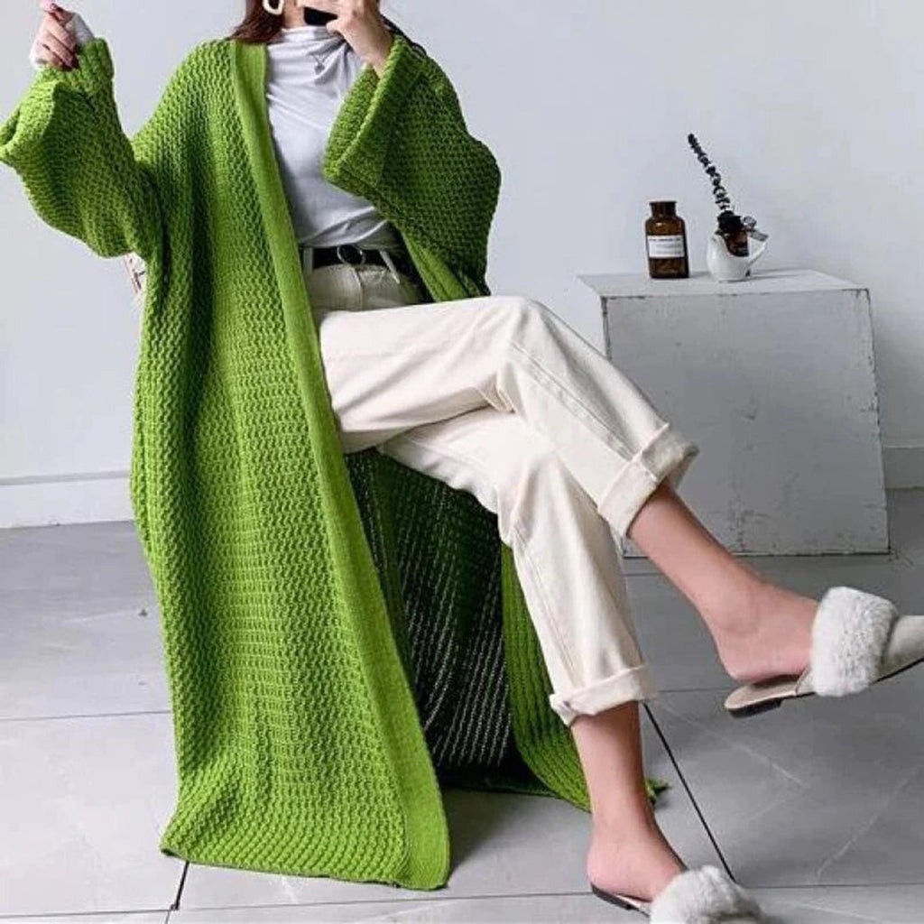 Cardigan Oversize avec Motif Tricoté pour Adultes | Idéal pour les Saisons Fraîches