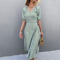 Robe Midi Avec Coupe Cintrée Pour Femme | Idéale Pour Sorties Et Événements