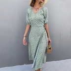 Robe Midi Avec Coupe Cintrée Pour Femme | Idéale Pour Sorties Et Événements