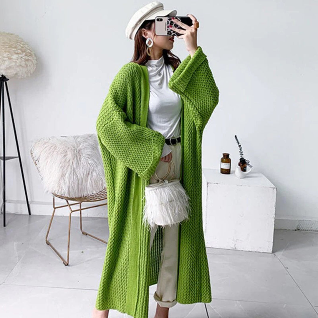Cardigan Oversize avec Motif Tricoté pour Adultes | Idéal pour les Saisons Fraîches