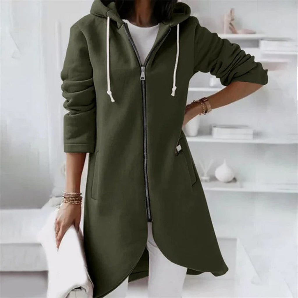 Gilet Long avec Fermeture Ouverte pour Femme | Idéal pour Bureau ou Quotidien