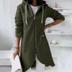 Gilet Long avec Fermeture Ouverte pour Femme | Idéal pour Bureau ou Quotidien
