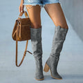Bottes Western Urbaines à Talon Bloc pour Femmes | Idéal pour Usage Quotidien et Saisons Fraîches