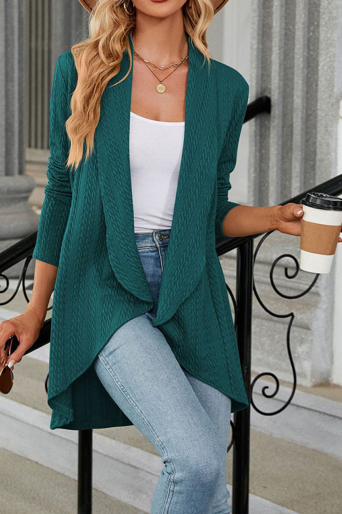 Cardigan Ample à Revers pour Femme | Idéal pour le Quotidien et le Bureau