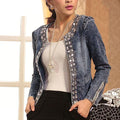 Veste Courte À Paillettes avec Fermeture Éclair pour Femme | Idéale pour Les Soirées